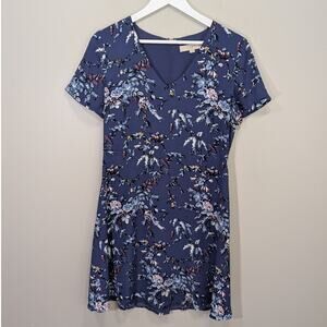 Ann Taylor Loft Dress Winterberry Romantic Feminine Cottage Chic - Size 6